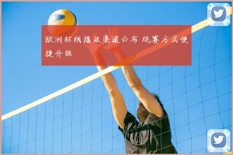 欧洲杯线播放渠道公布 观赛方式便捷升级