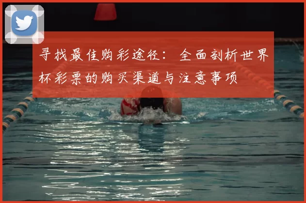 寻找最佳购彩途径：全面剖析世界杯彩票的购买渠道与注意事项